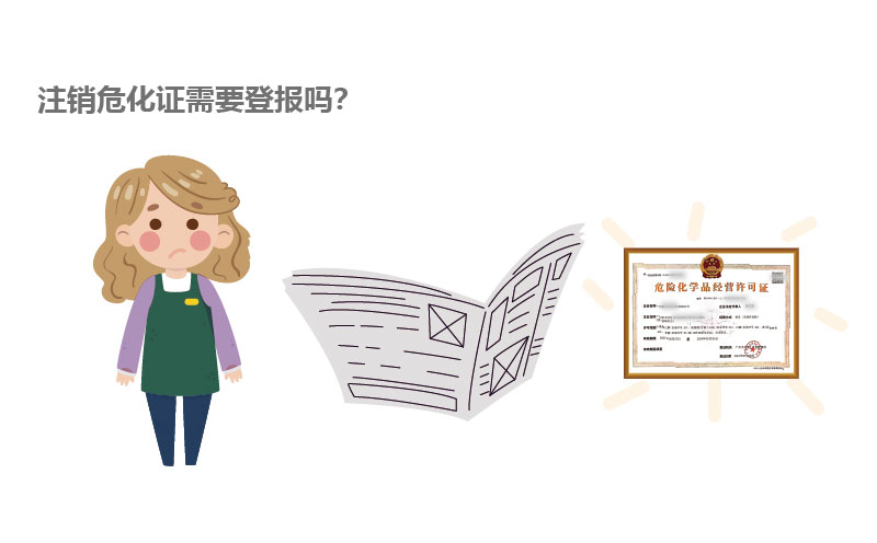 注銷?；C需要登報(bào)嗎？